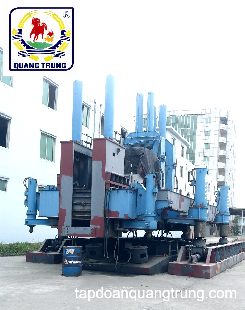 Robot ép cọc thủy lực công suất 500T - Model ZYC500B - BI